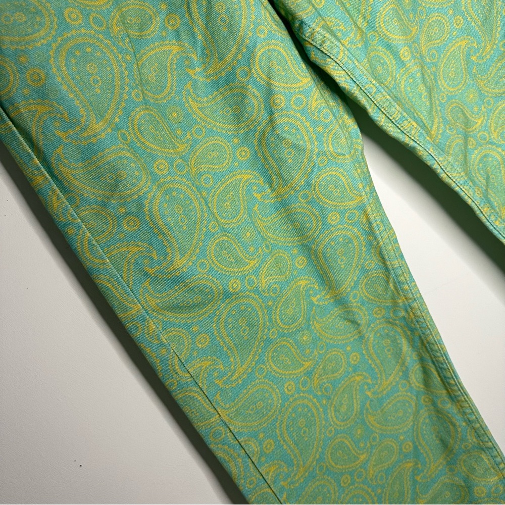 The Ragged Priest Green Patterned Straight Leg Jeans - Picture 5 of 15